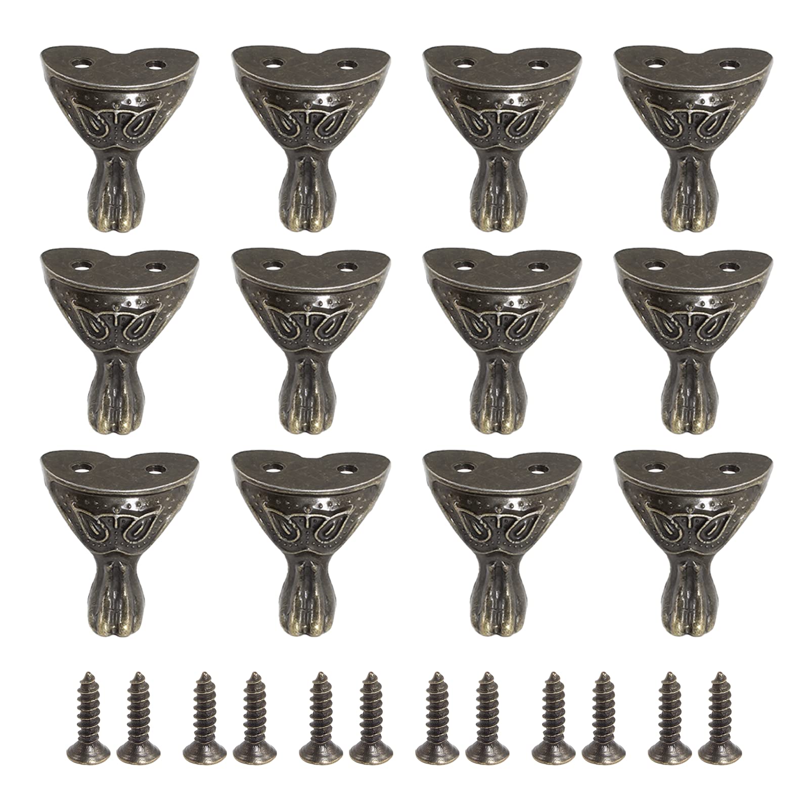 Amazon.com: Litoexpe 12pcs Jewelry Box Feet, Antique Brass