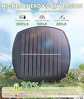 Vista 3 de Paquete de 6 luces solares brillantes para exteriores, luces solares para senderos impermeables IP65, encendido y apagado automático, iluminación