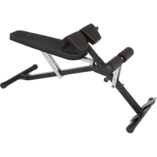 Fitness Reality 3-in-1 FID Weight Bench, Hyper Back Extension, Roman Chair, Adjustable Ab Sit up Bench, Incline Decline Bench