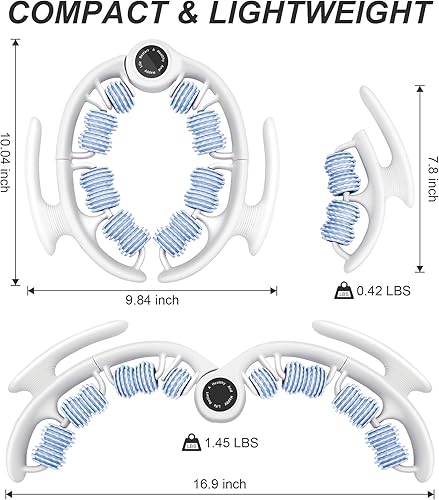 Miniatura 8 de COSTWELL Masajeador de celulitis, rodillo muscular removedor de celulitis, masajeador de tejido profundo de 360° para piernas, cuello, pantorrillas