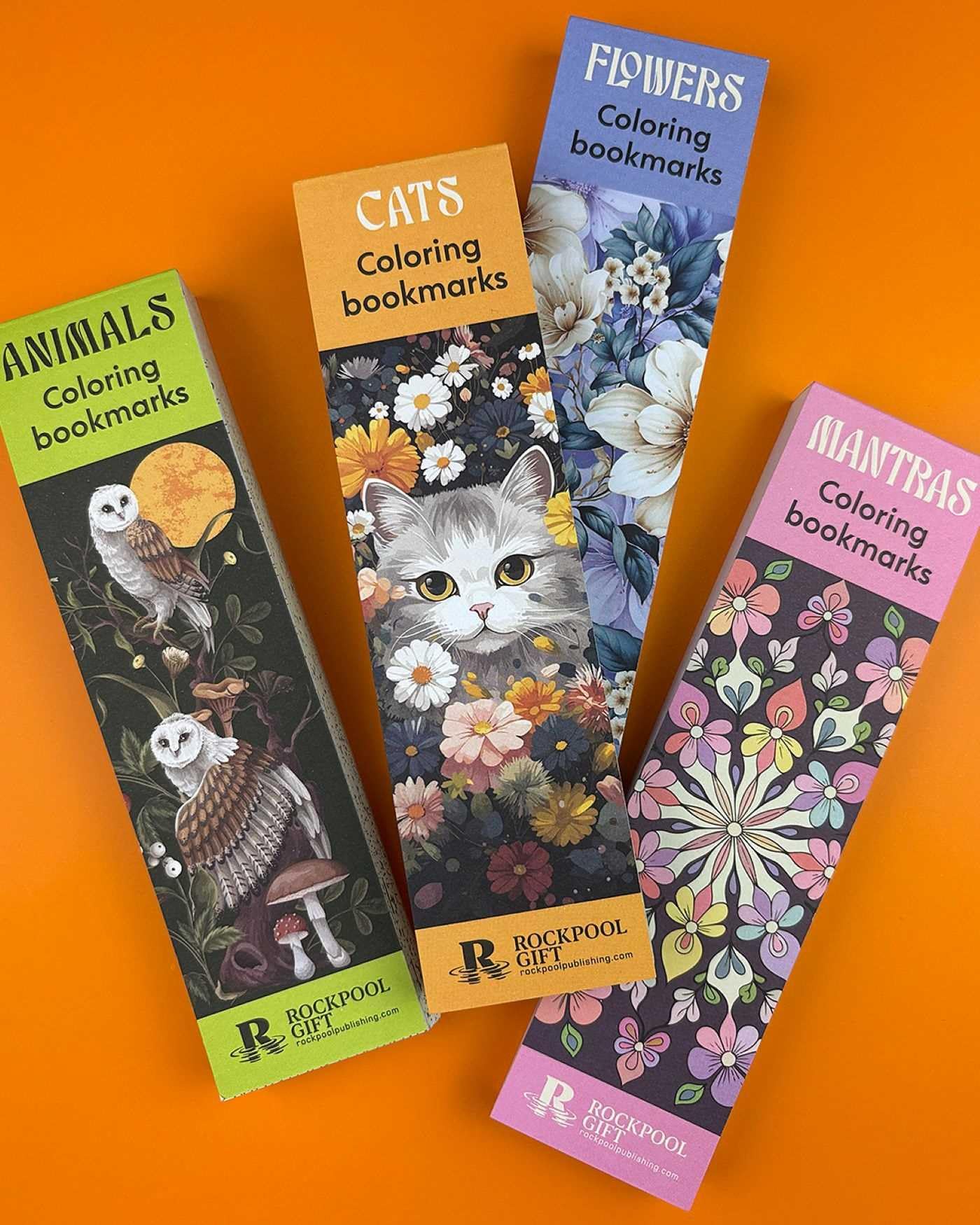 Animals Coloring Bookmarks