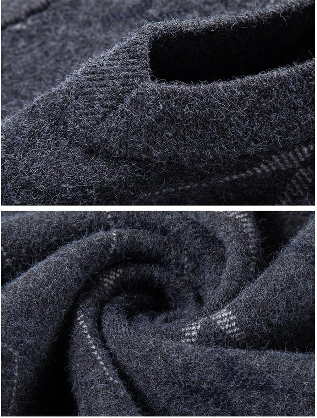 Men's Vest Sleeveless Sweater Vest Rhombus Sweater Vest Business Casual Knitted Sweater