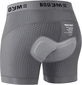 Culotte De Cyclisme Avec Coussinet Gel Anti-Pression Prostate - Homme - Noir - Tissu Respirant - Vinciann
