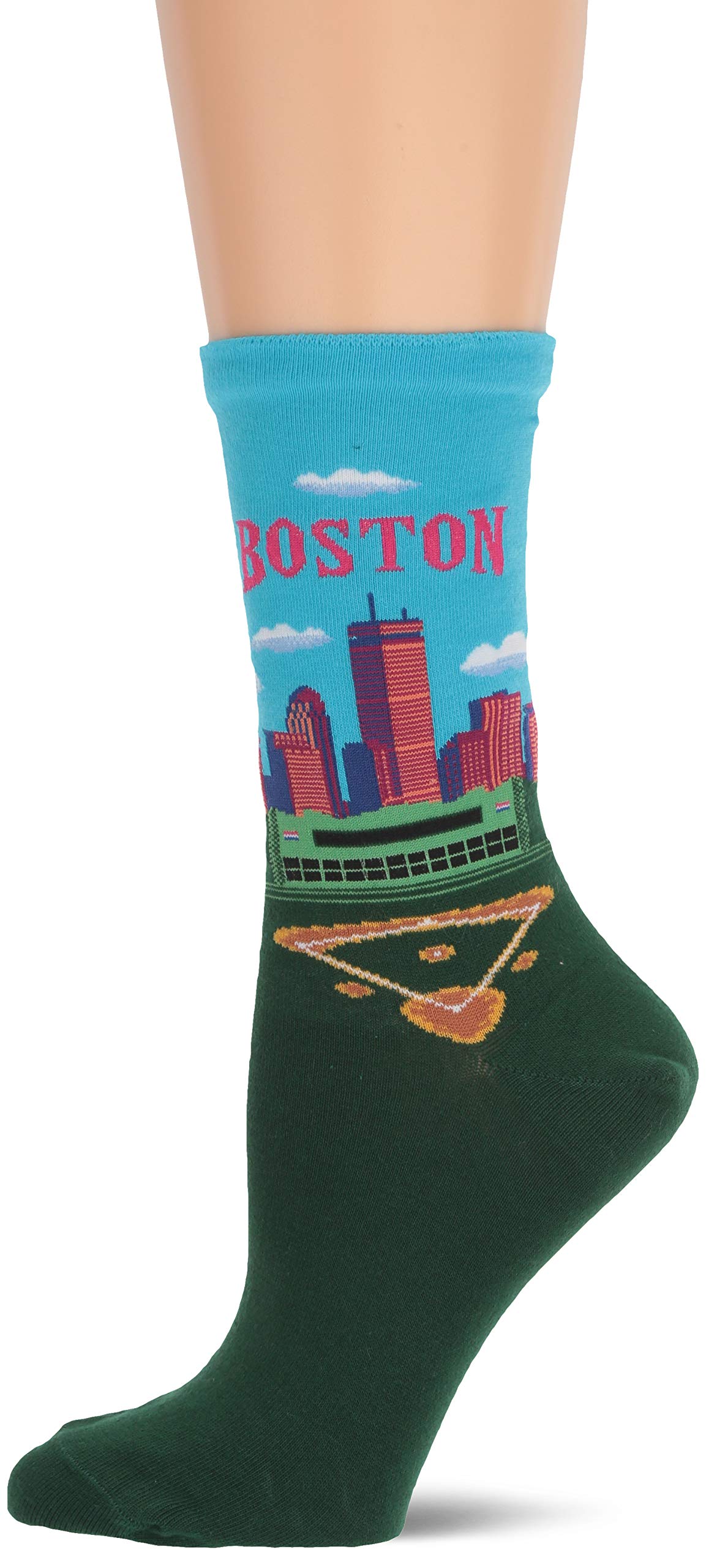 Hot Soxwomens Travel Series Novelty Crew Socks