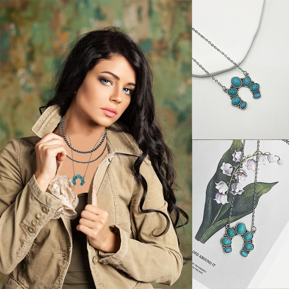 Western Pearl Necklace Western Navajo Pearl Choker Necklace For