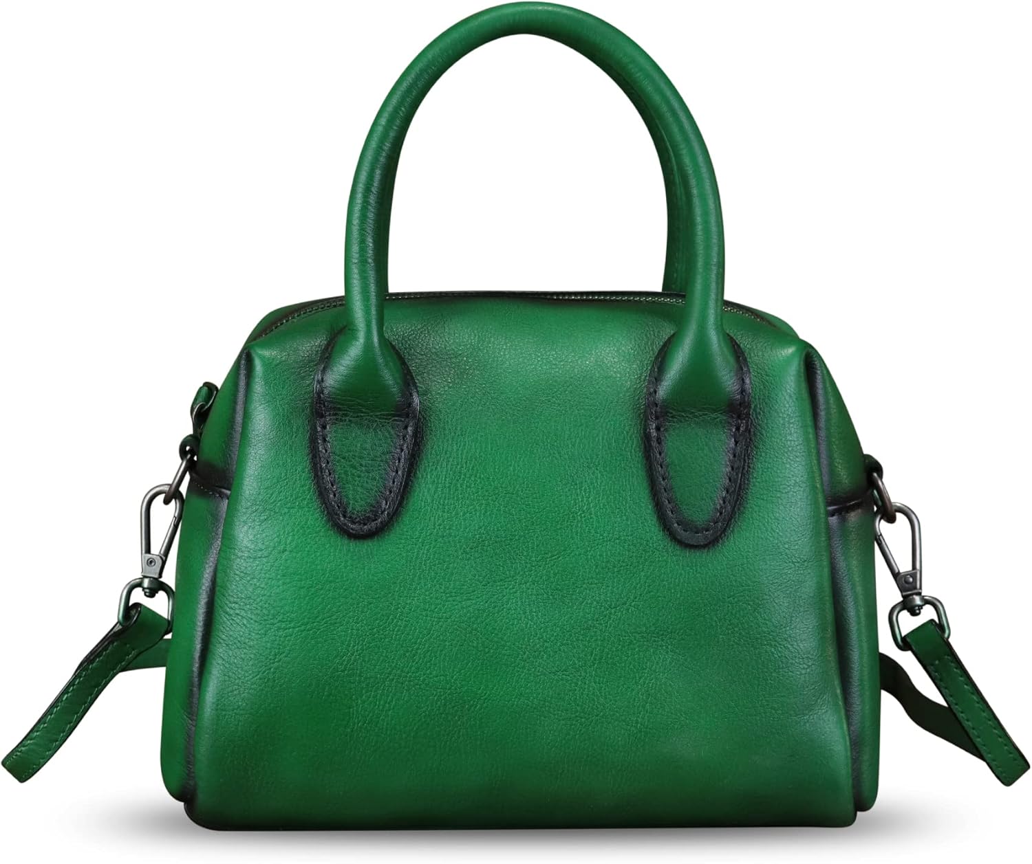 Genuine Leather Handbag for Women Leather Top Handle Purse Retro Handmade Satchel Vintage Crossbody Hobo Bag