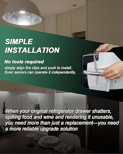 Miniatura 6 de Contenedor de puerta derecha para refrigerador LG Kenmore AAP73252209 AAP73252202 para refrigerador LG Kenmore reemplaza AAP73252201, AAP73252206,