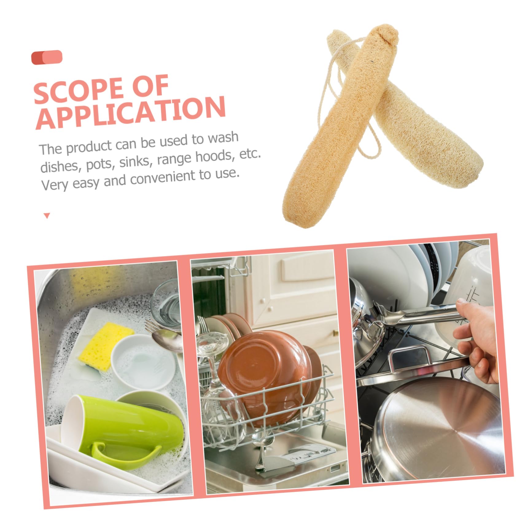 Didiseaon 5 Juegos Cepillo para Lavar Platos De Fibra De Bambú Wok Trabajo En Esponjas De Limpieza Esponja para Baño Suministros De Limpieza para Platos Pequeños 6 Piezas * 5