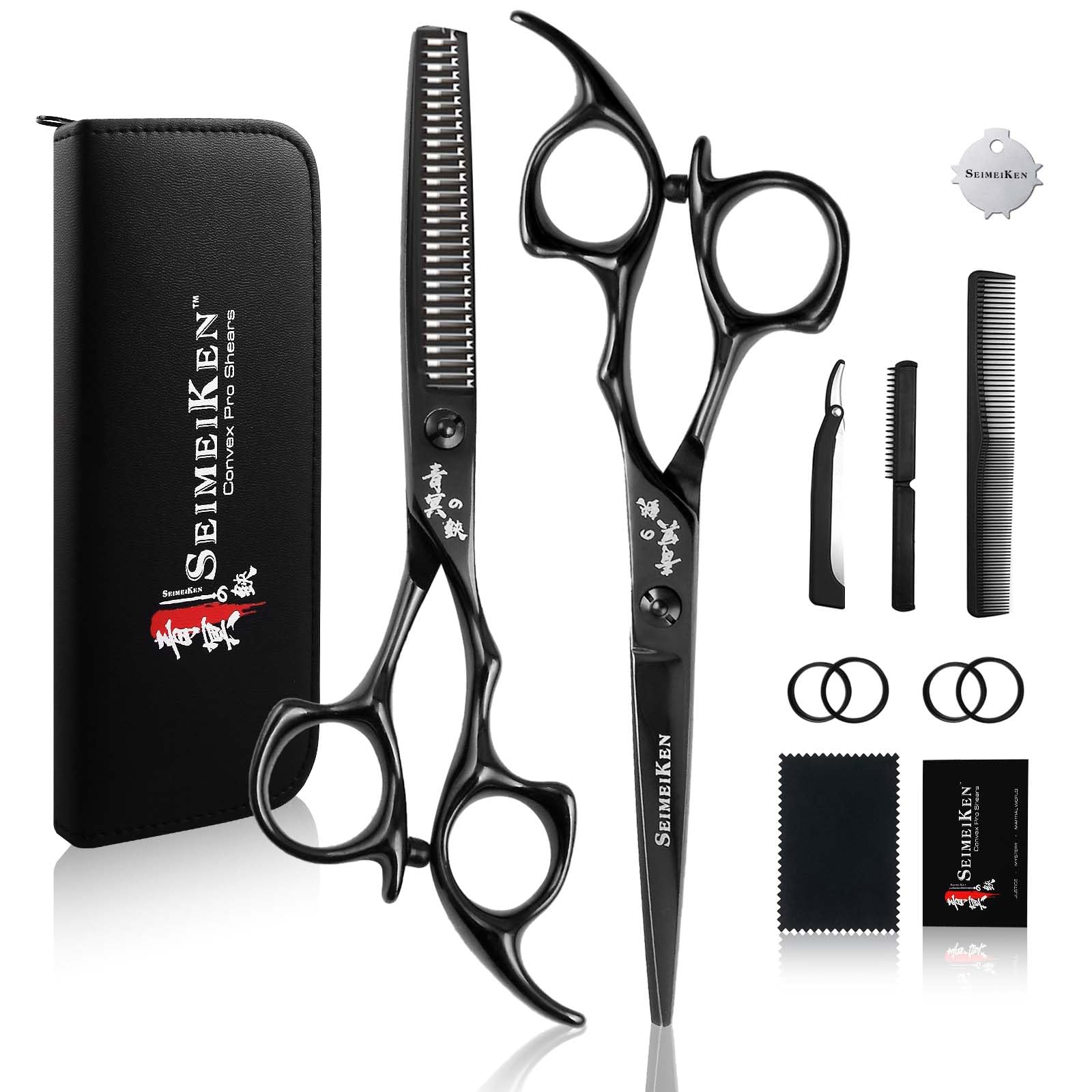 View 1 of ***STOCK PHOTO REFERENCE ONLY***
Professional Hair Cutting Scissors, 6" Japanese 440C Hair & Thinning Shears