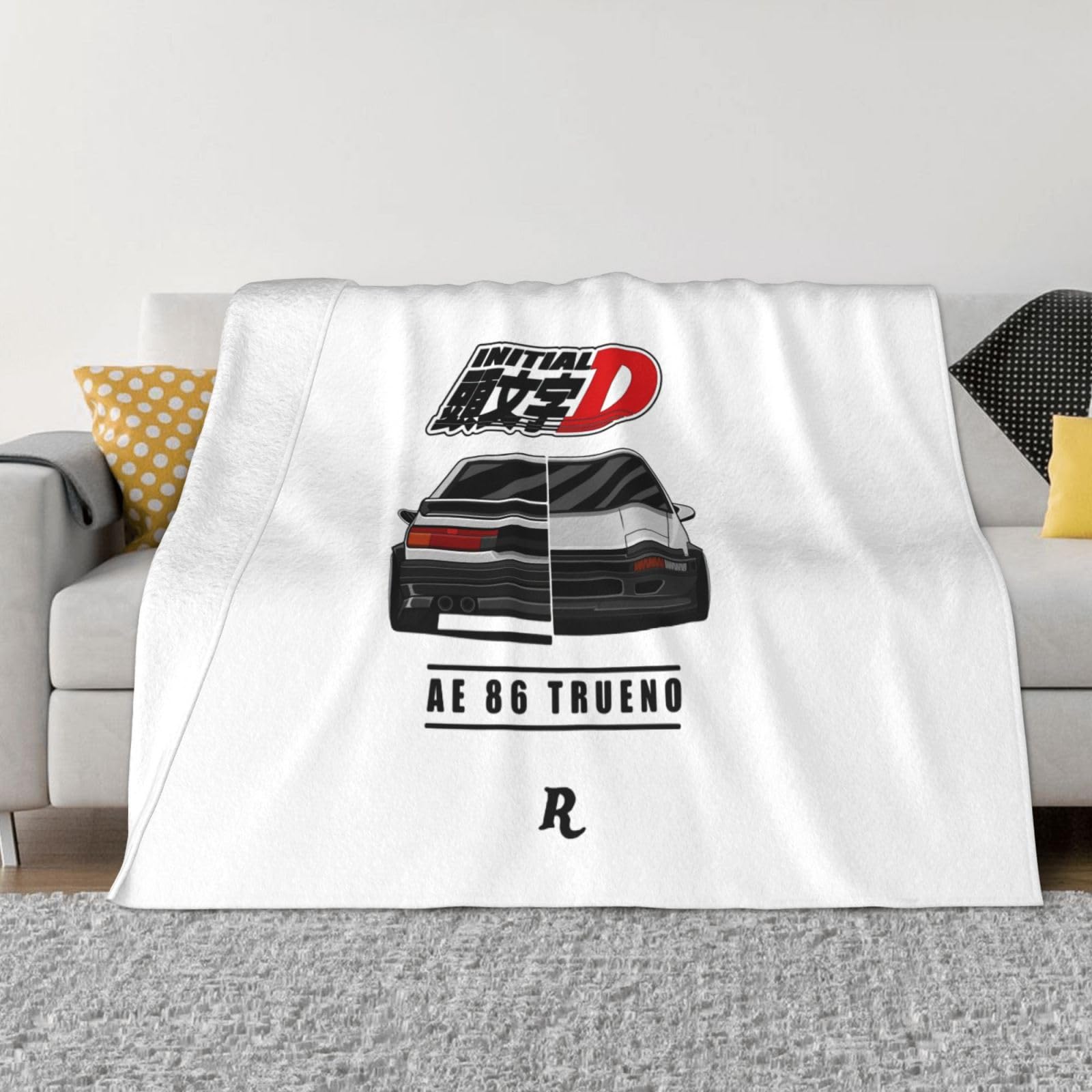 Amazon｜頭文字d イニシャル D ae86 ブランケット 毛布 タオルケット