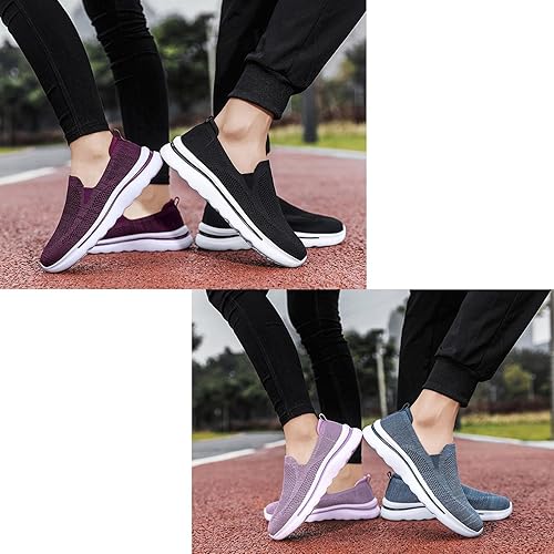 Miniatura 5 de Zapatos deportivos de malla transpirable con suela suave para mujer, antideslizantes, informales, ligeros, ortopédicos con soporte de arco y