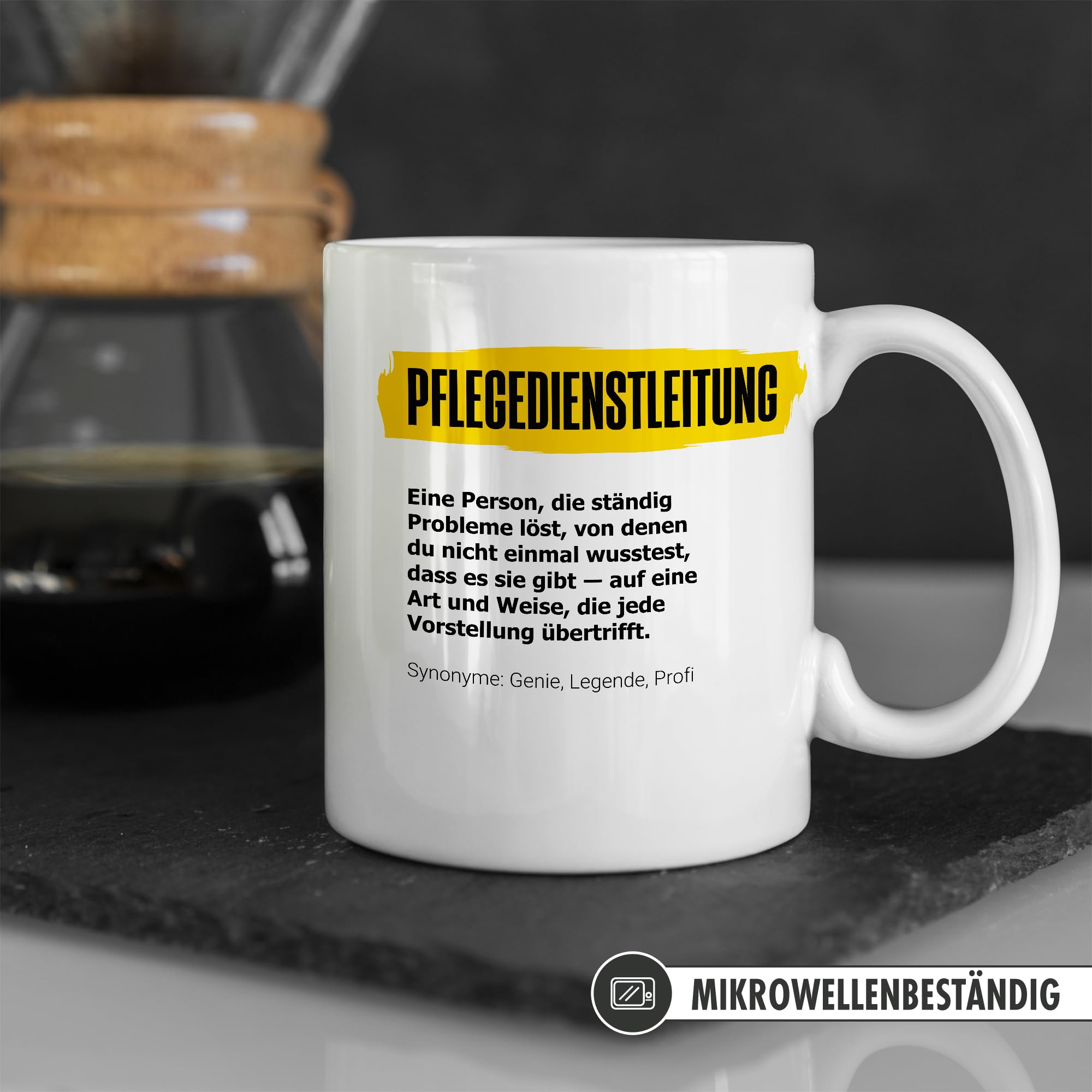 Tazza Da Caffè PDL Per Infermieri – 330 Ml, Lavabile In Lavastoviglie E Microonde, Stampata Su Entrambi I Lati