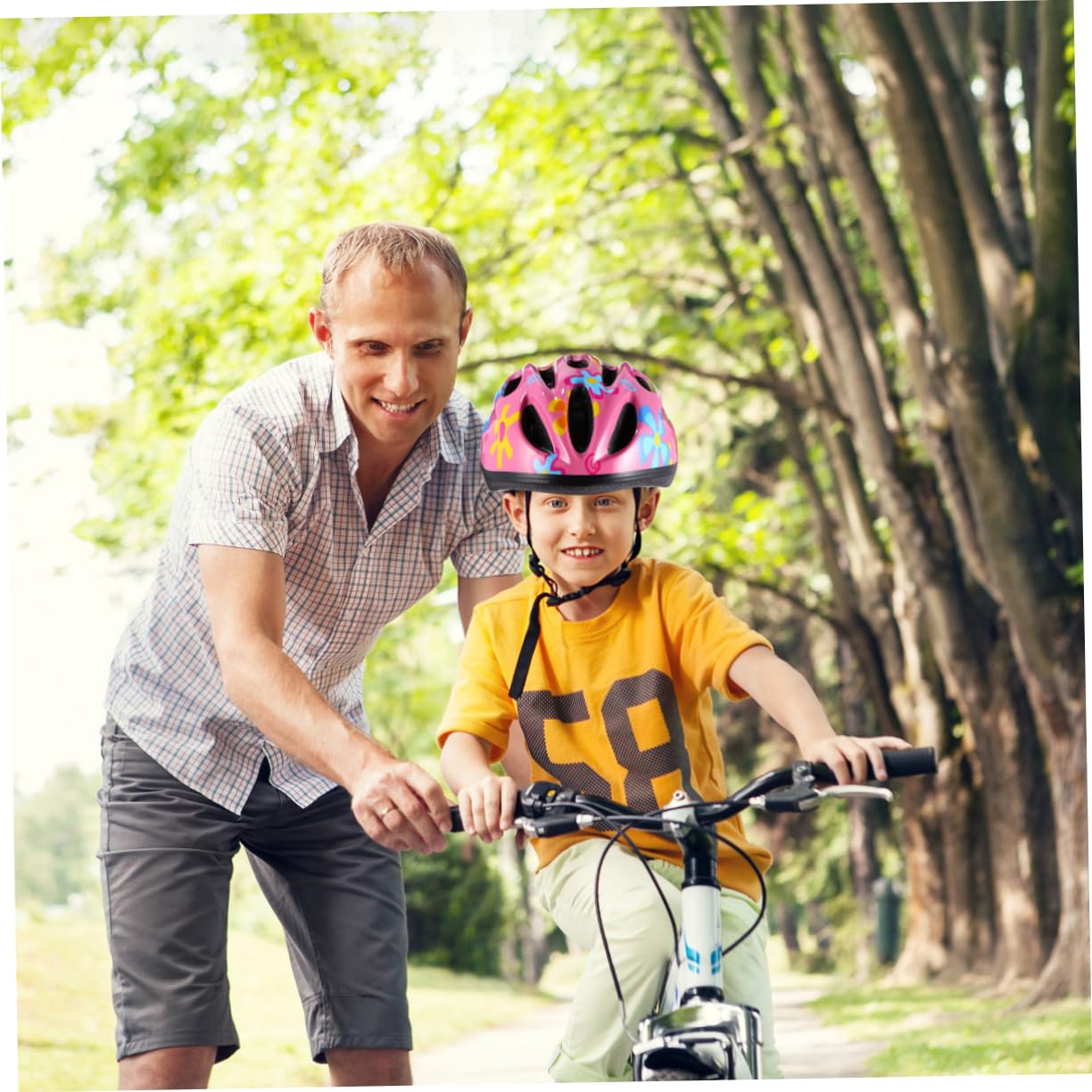 2pièces Casque De pour Garçon Fille Casque De Vélo Patinage Et Scooter Ajustable Design Aéré Et pour Sports De Plein Air