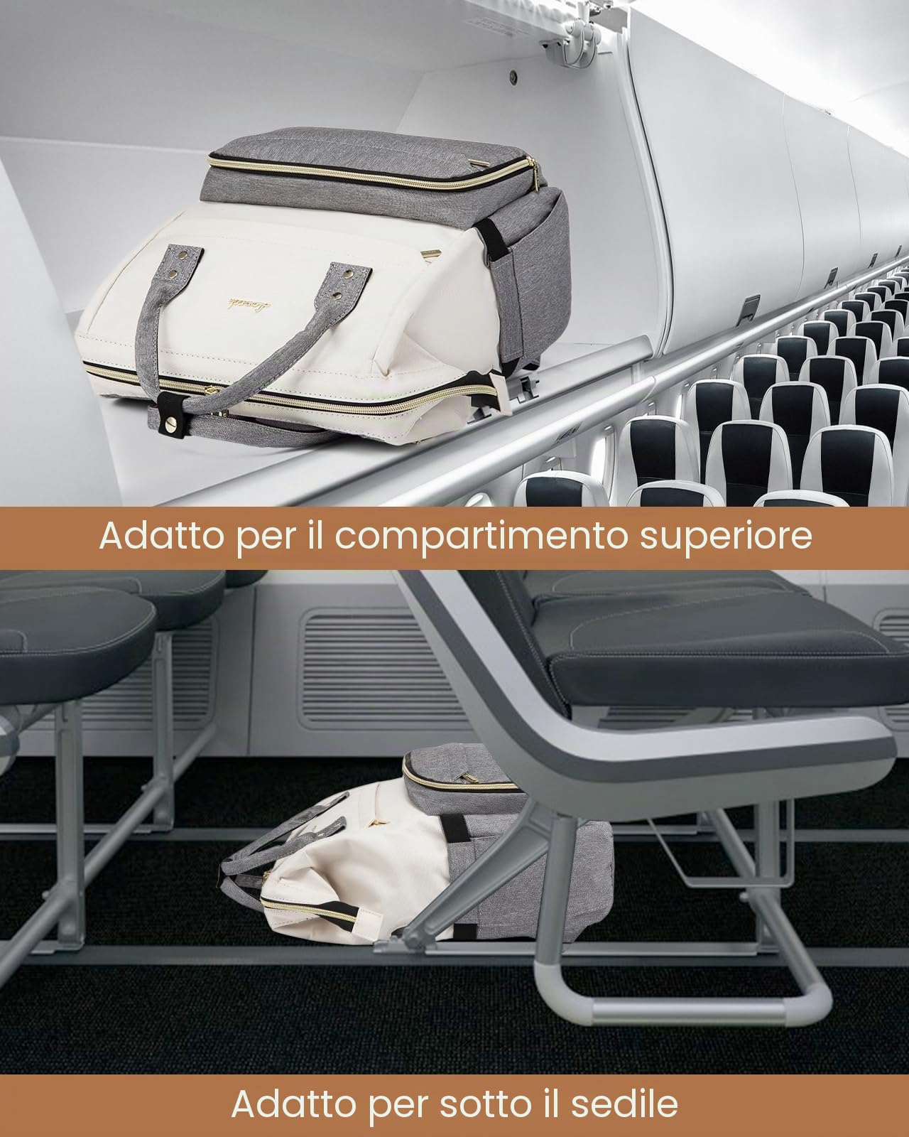 LOVEVOOK Zaino Porta PC Donna, Zaino Antifurto Impermeabile Donna, Zaino per Laptop Portatile 15.6/17 Pollici, Zaino per Viaggi Affari