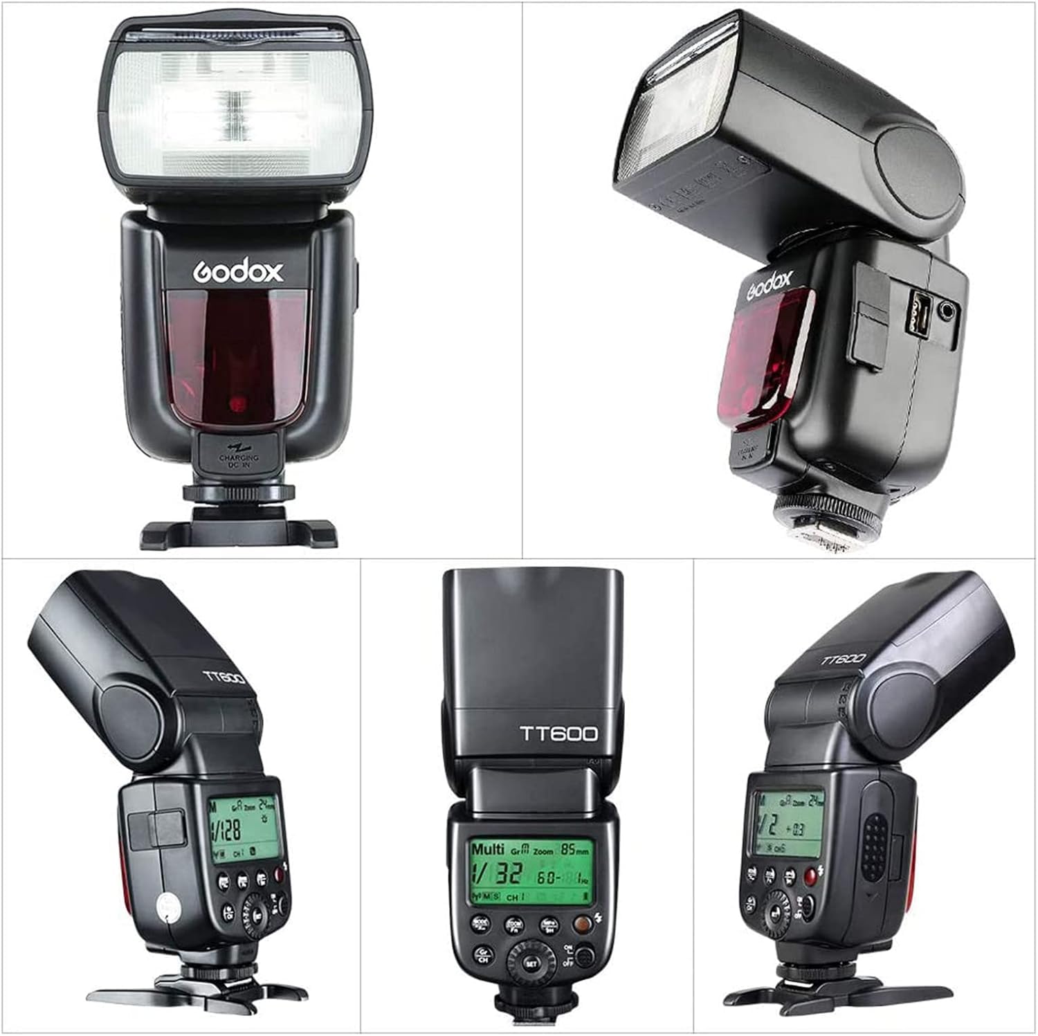 Godox Flash Speedlite TT600 2.4G per Fotocamere Canon, Nikon, Pentax, Olympus, Fujifilm, Panasonic, Pentax