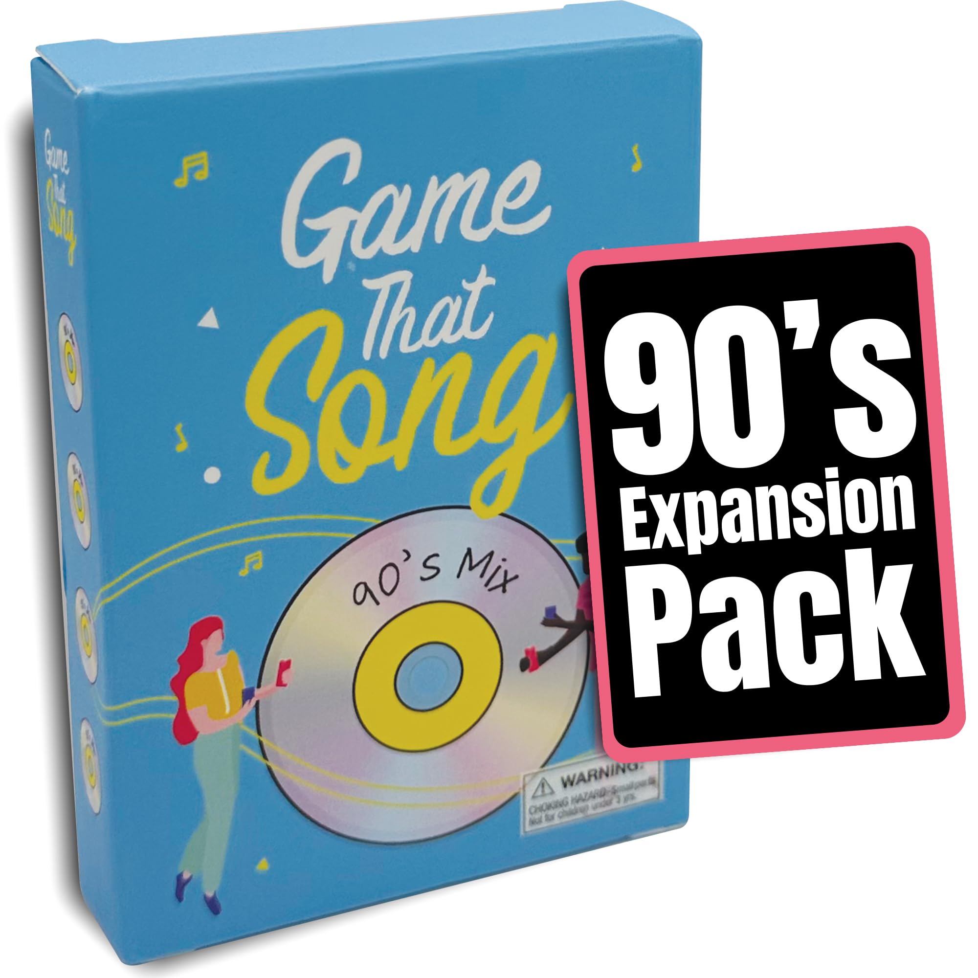 90's Mix Expansion - 50 New Cards - Music Card Game for Family, Adults, and Teens. Hilarious, Addictive, and Competitive Fun for Game Nights!