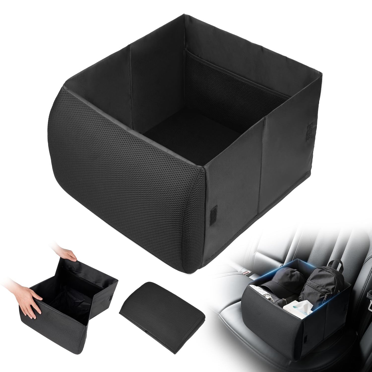 Amazon.co.jp: CARTIST シートボックス 腰 クッション 2WAY 助手席
