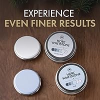 Vista 4 de HORL Knife Sharpener Accessories: Corundum whetstones with #3000 and #6000 grit and Leather Strop Knife Sharpering Kit for HORL 2 and HORL 2 Pro