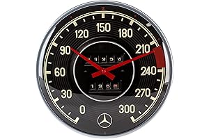 Nostalgic-Art Retro Wall Clock: A Vintage Automotive Tribute for Clock and Fanatics
