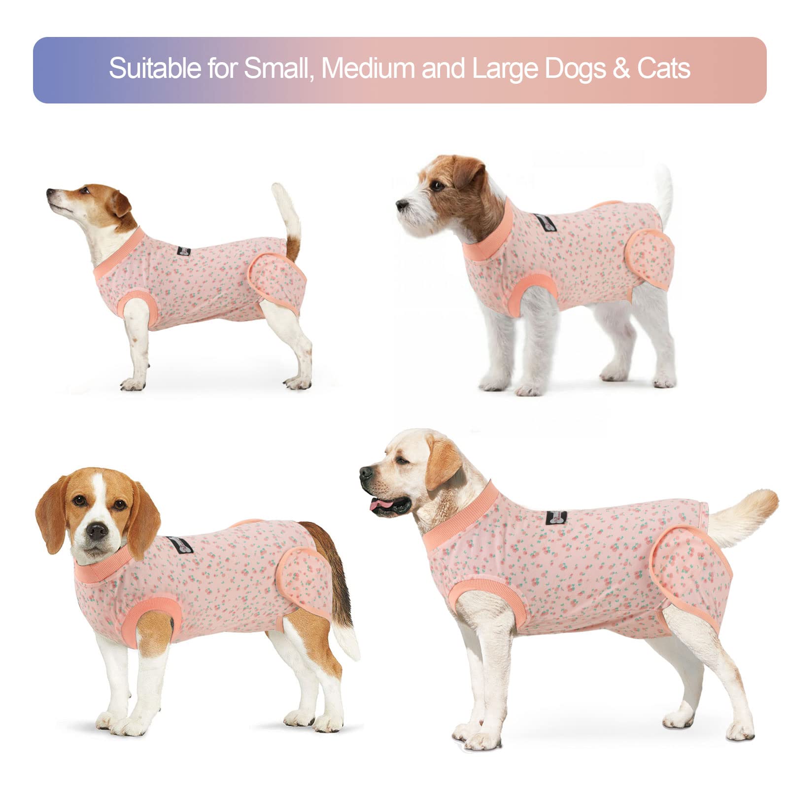 Hunde-Chirurgieanzug Aus Modal – Atmungsaktiv, Elastisch, Mit Wundschutz (Größe S)