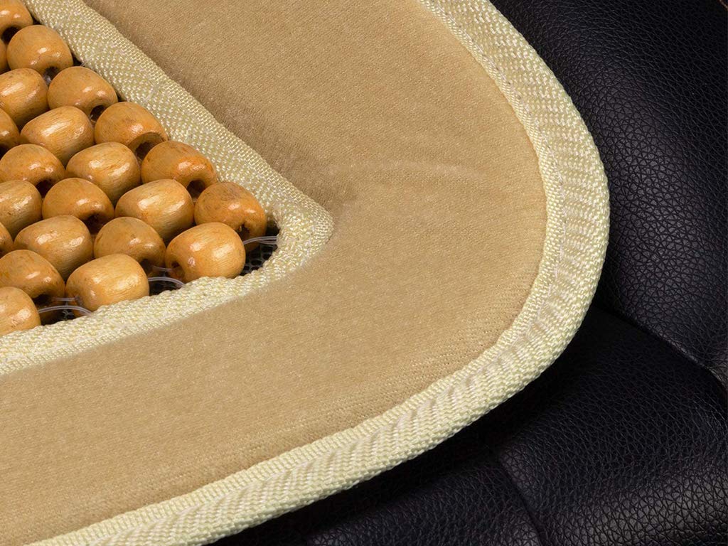 Celifer - Ultra Comfort Massage Cool Car Velvet Beed Beed Beed seat Cushion for Wagon R 2013 - 2 PC Celifer - Ultra Comfort Massage Cool Car Velvet Beed Beed Beed seat Cushion for Wagon R 2013 - 2 PC