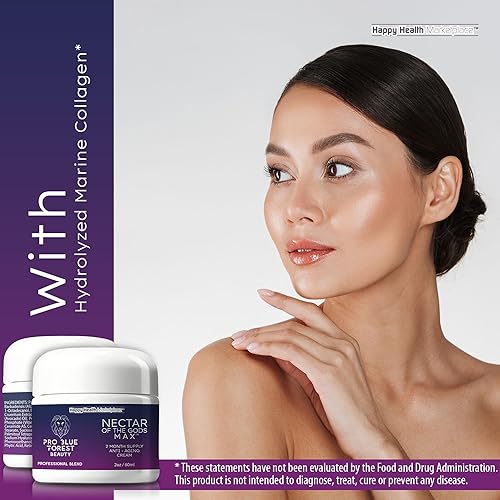 Miniatura 6 de Nectar Of The Gods Max - Suministro para 2 meses - Crema antiarrugas antienvejecimiento - Nuestra mejor crema de belleza Pro Blue Forest - Crema