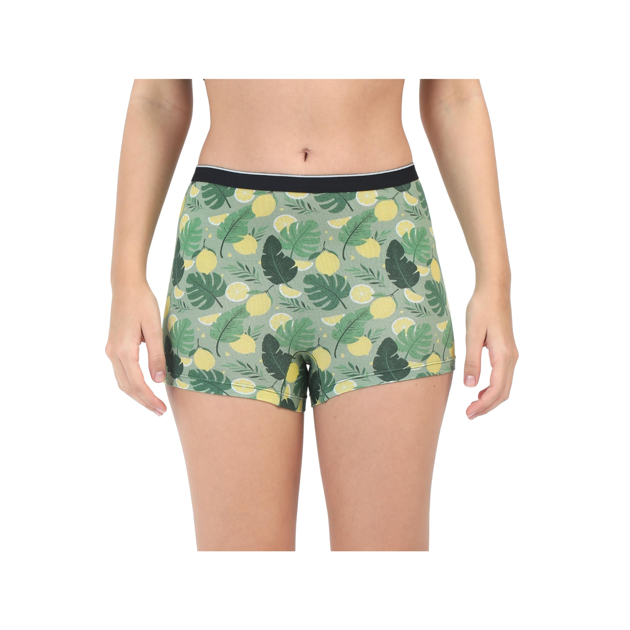 crystal Date Modal Boy Shorts for Women - Printed-picture-54