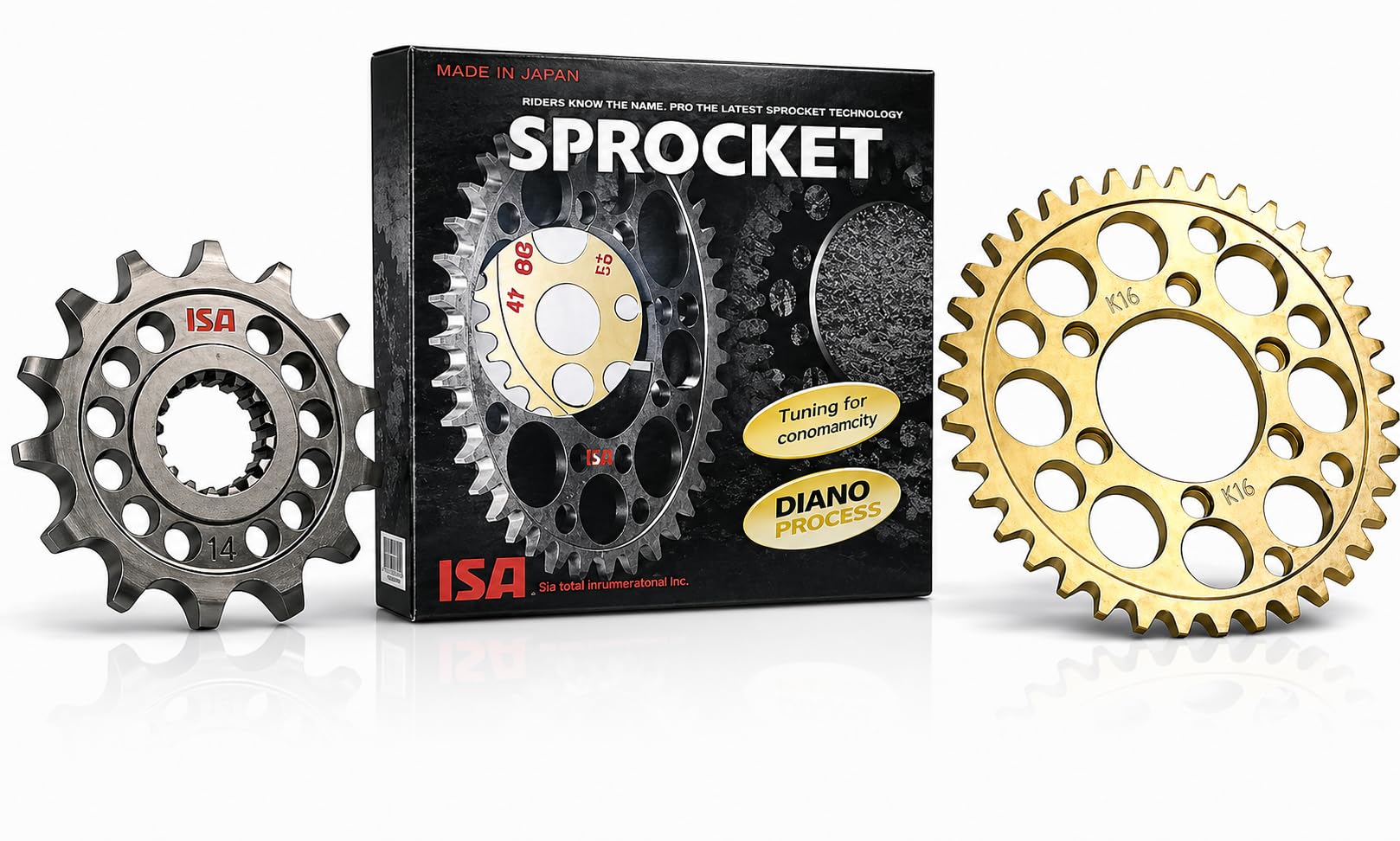 Amazon | ISA スプロケット ZX-4R ZX4R ZX-4RR ZX-25R 14T 48T 前後