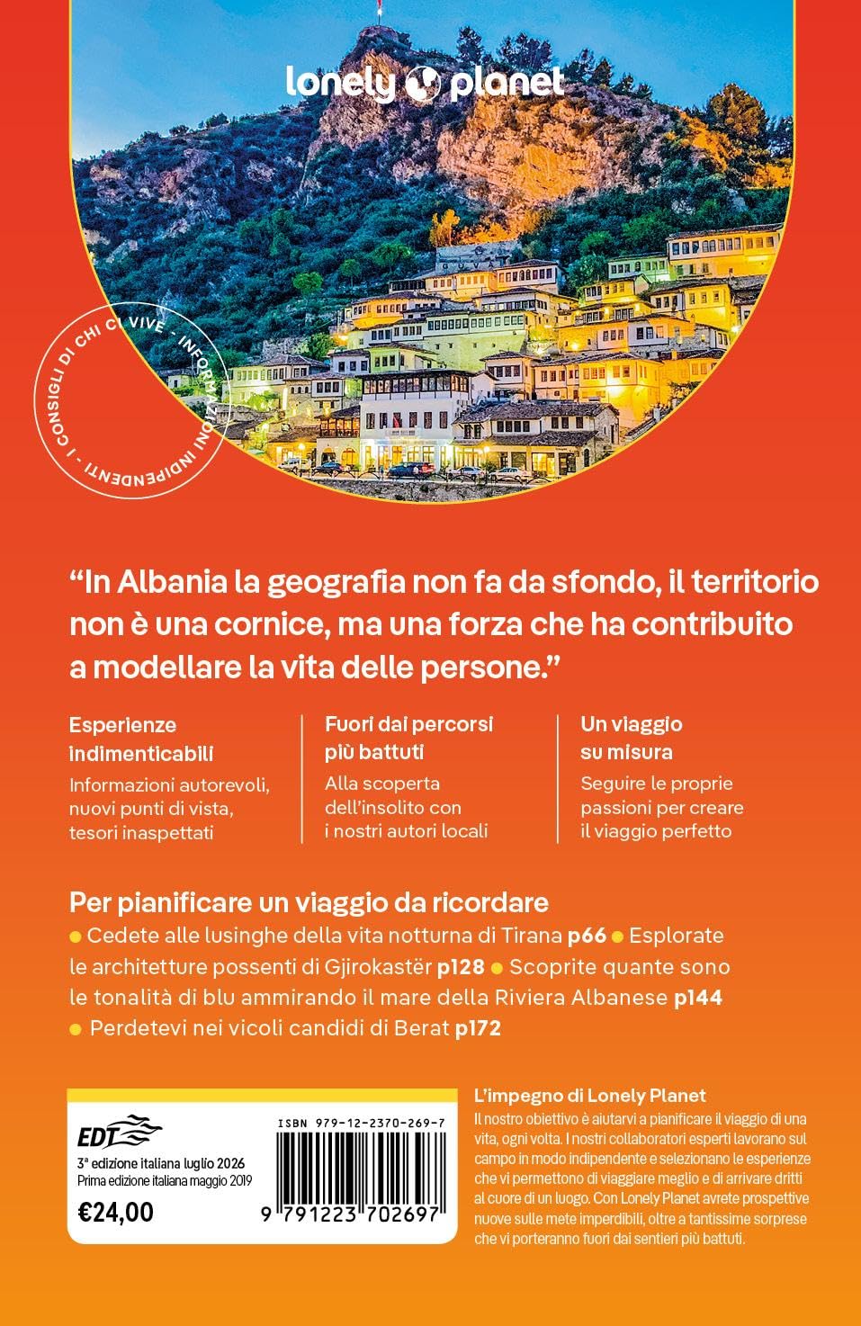 ALBANIA. Le guide di viaggio più vendute al mondo. Itinerari esperienze e consigli degli autori: molto più di una guida turistica!. Tirana, Durazzo, Valona, Berat