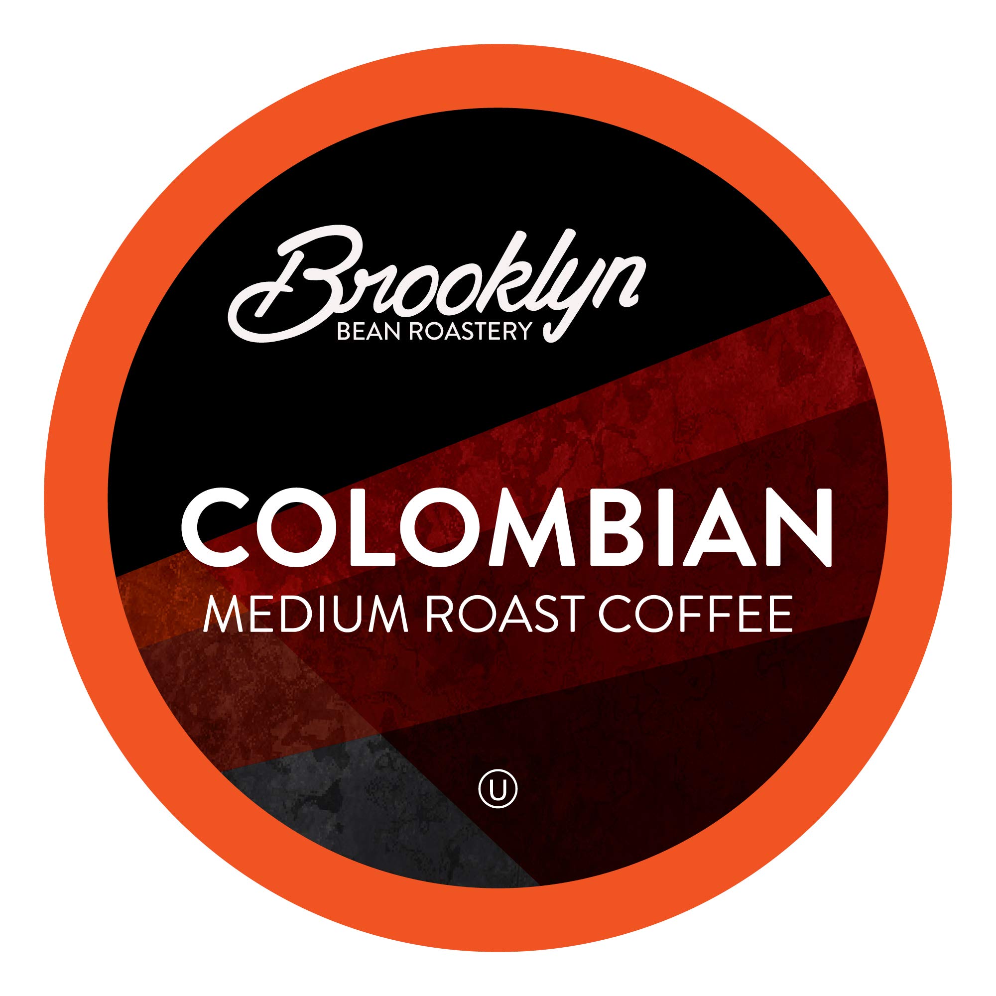 Brooklyn Beans Colombian Gourmet Coffee Pods, Compatible with 2.0 Keurig K Cup Brewers, 40 Count