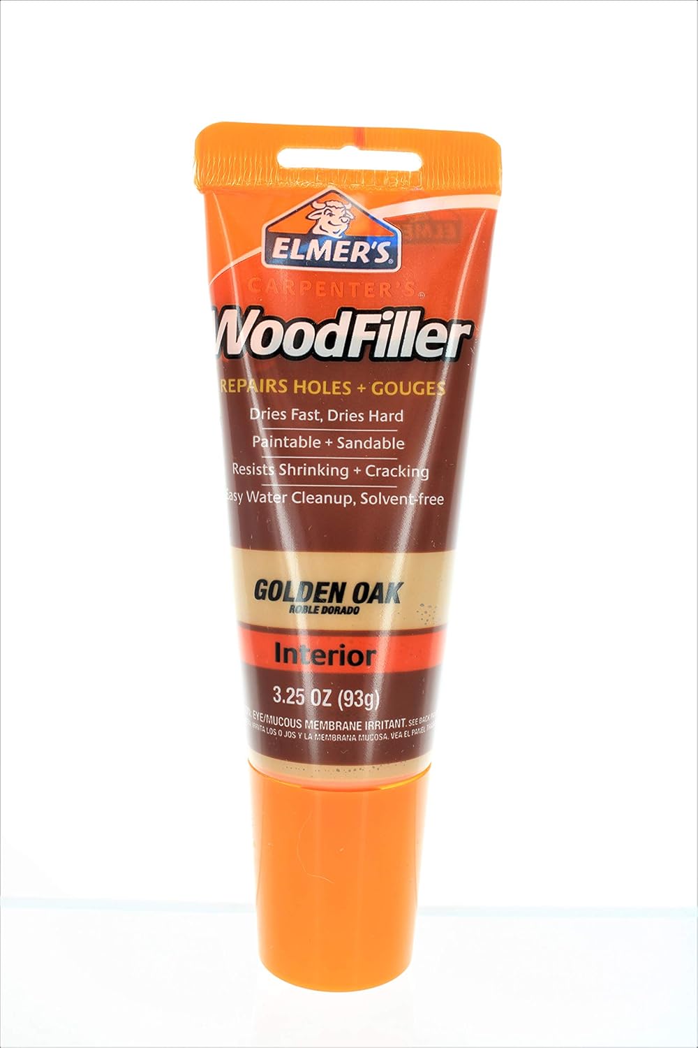 Elmer's E861 Carpenter's Wood Filler, 3.25-Ounce Tube, Golden Oak - 6 Pack