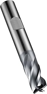 Dormer S804HB12.0 Shank End Mill, Weldon Shank, ALCRONA Coating, HM, 12 mm Head Diameter, 12 mm Shank Diameter, 16 mm Flute Length, 73 mm Full Length