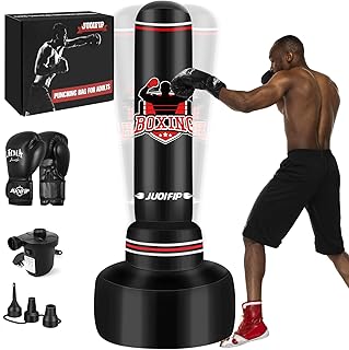 NZQXJXZ Punching Bag with Stand Adult 70â€- Free Standi