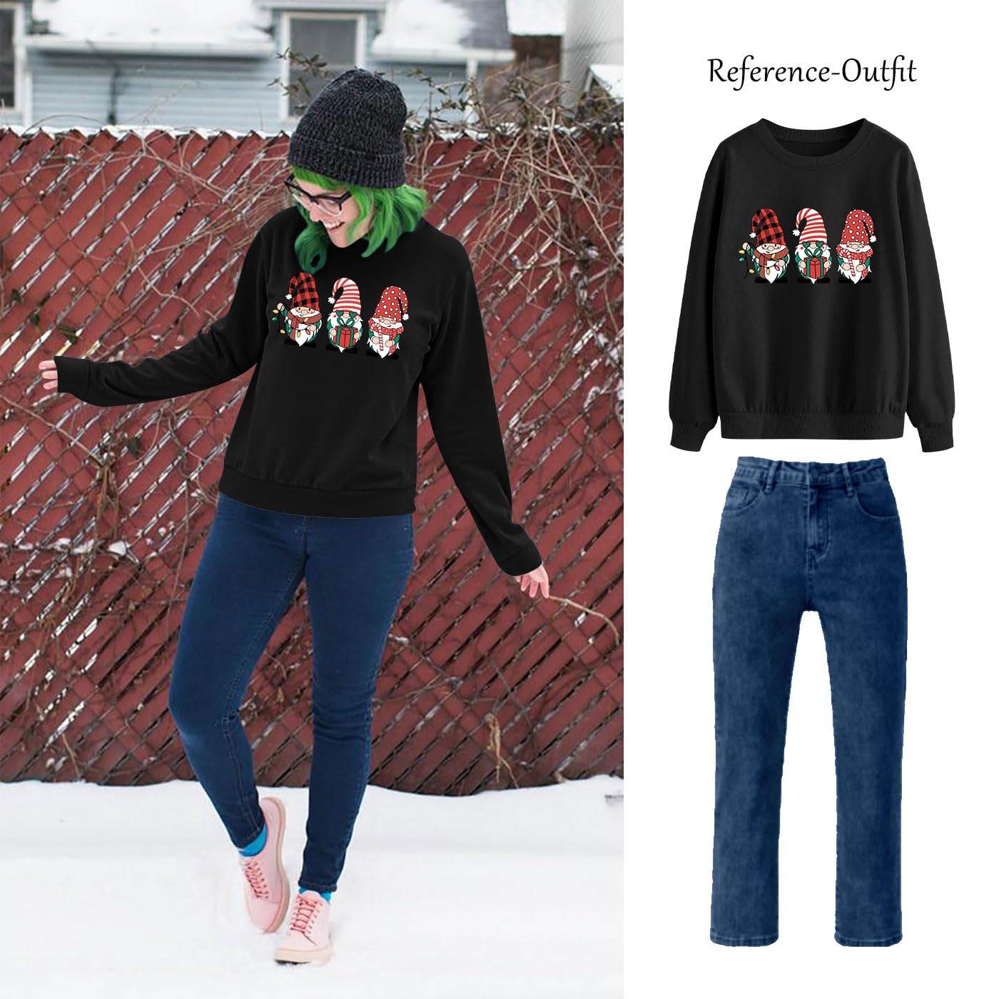 WIEIYM Femmes Sweats Pissenlit imprimé col Rond à Manches Longues t-Shirts Pull décontracté Chemisier Hauts