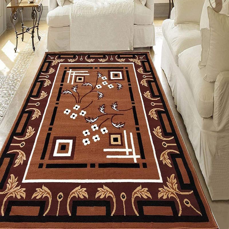 Image of Home Decore Acrylic Carpet for Your Living Room & Drawing Room Aywhere in Your Home (150x210 Yellow Colour)- 5x7 Feet