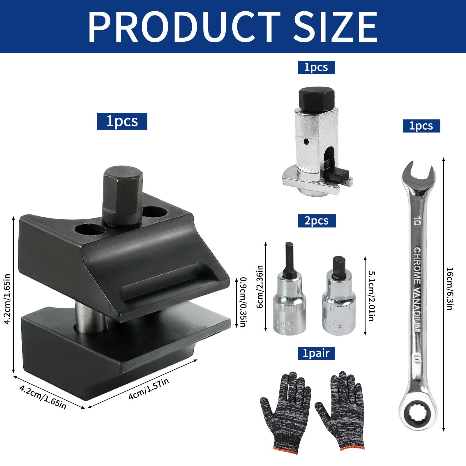 Écarteur de Fusée de Direction à Moyeu,4 Pièces Kit Écarteur de Jambe de Force,Direction de Moyeu de Jambe de Suspension,Écarteur Rotule Suspension,pour Voitures,SUV et Véhicules Utilitaires