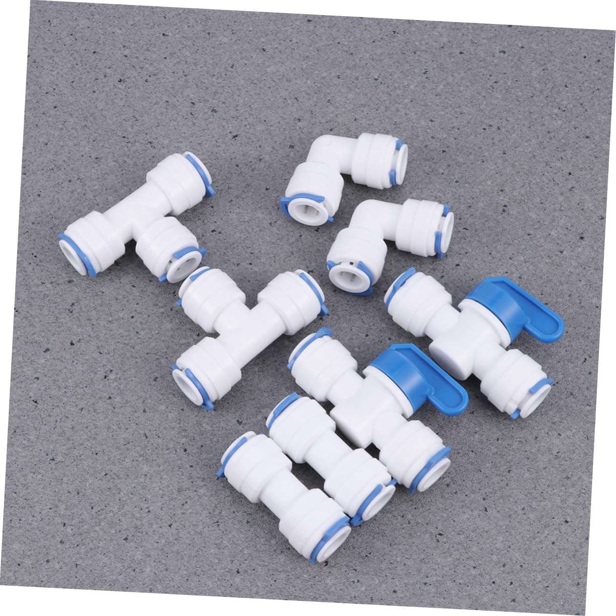 GLEAVI 24pcs Professional Water Tube Connector Elbow Quick Connect Water Filter Elbow Connect Pressure Washer Quick