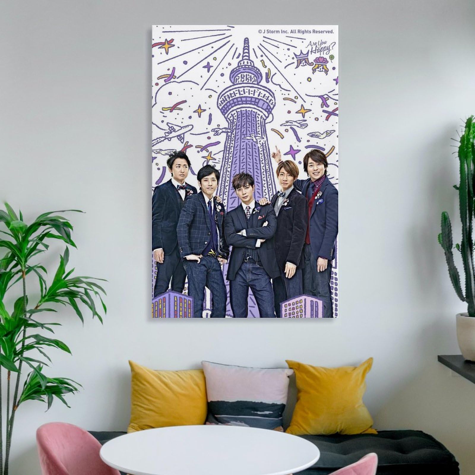 Amazon.co.jp: 嵐 ARASHI挂画 アートパネル アートポスター 絵画絵壁