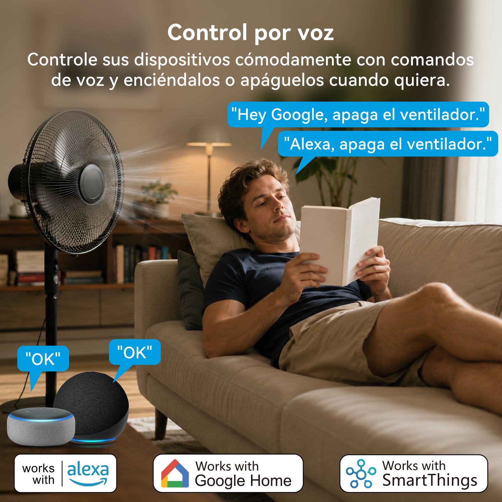 EIGHTREE Enchufe Inteligente Mini con Medición de Energía, TÜV Certificado | Temporizador enchufe, control por voz y app, programación, compatible con Alexa y Google Home, Control remoto, 2,4 GHz WiFi