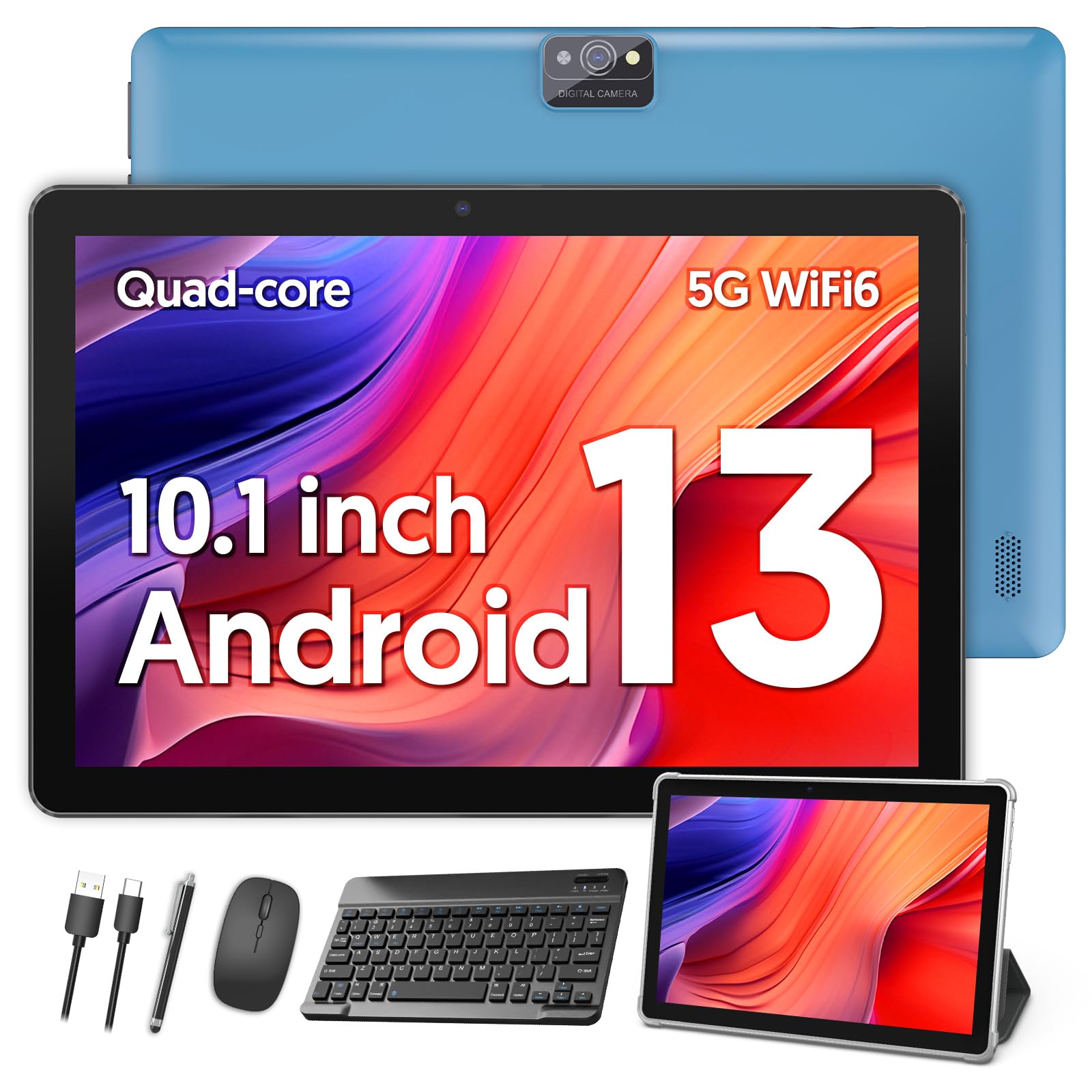 Amazon.com : 10.1 Inch Android 13 Tablet, 7GB+64GB, 1TB Expansion