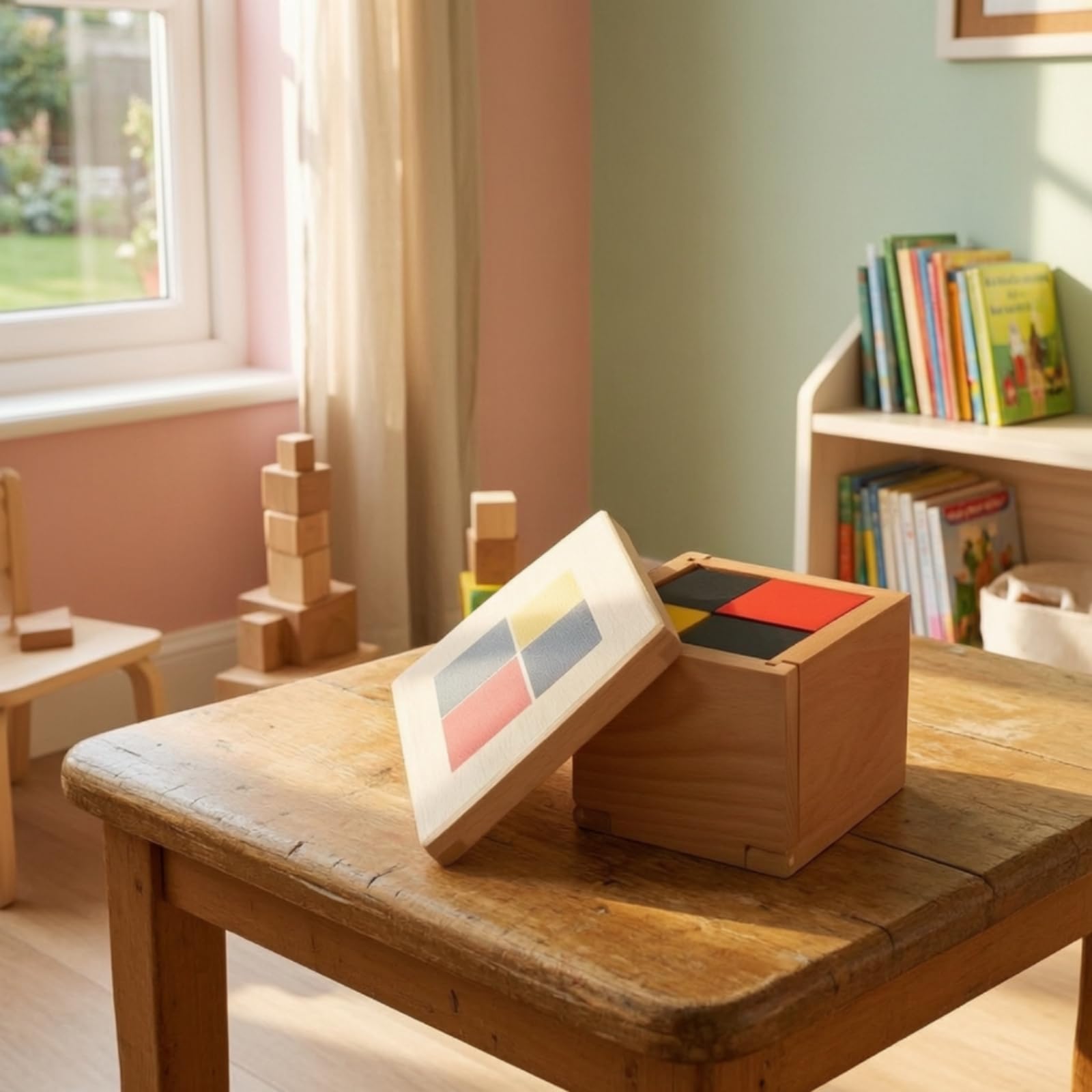 Cubo l Matemático Caja STEM Bloque para Estudiantes, Escuela, Hogar