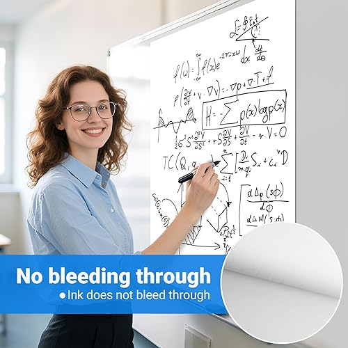 Miniatura 3 de AFMAT Almohadillas adhesivas de caballete, papel de 25 x 30 pulgadas para profesores, súper pegajosas y resistentes a las manchas, papel de