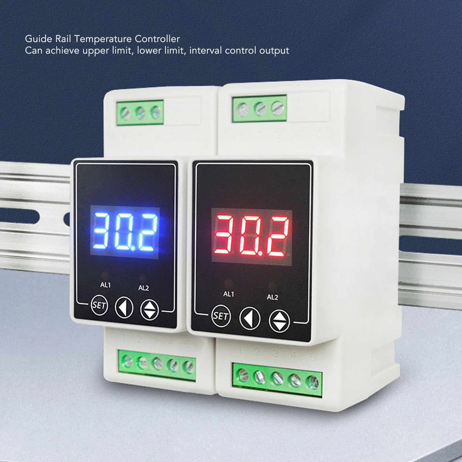 Controlador de Temperatura Digital Termostato con Cable de Detección AC100-240V