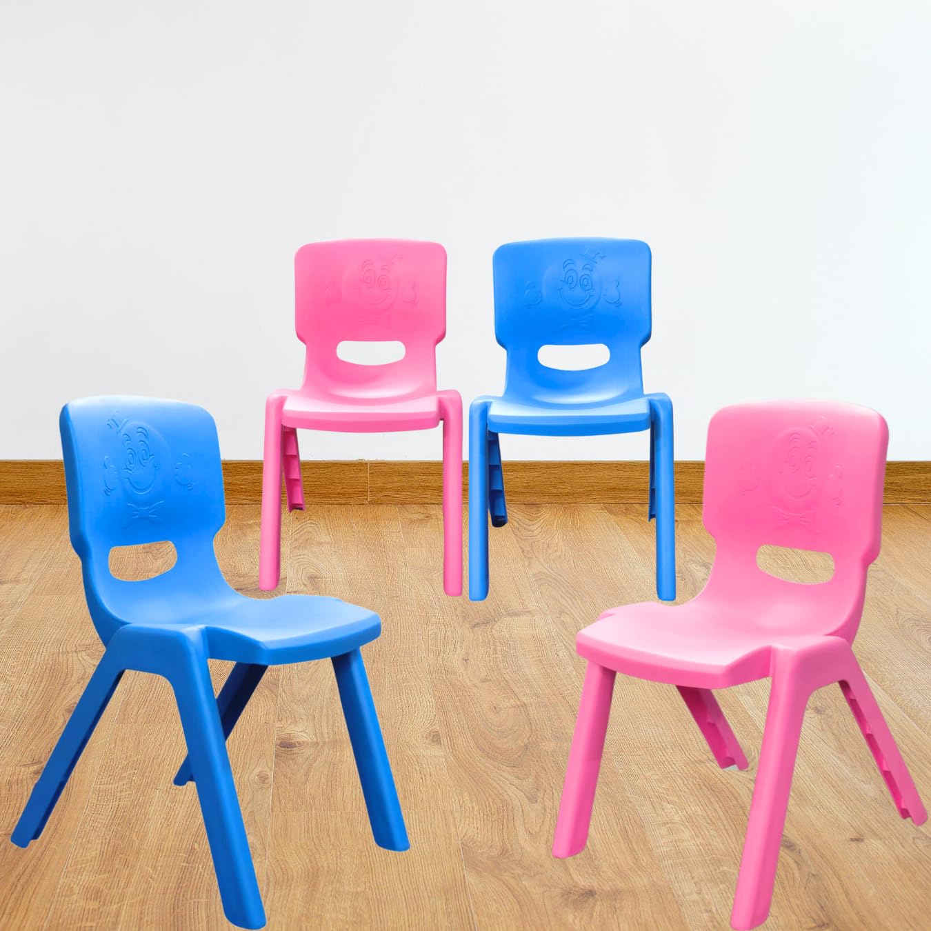 RUDRAMS Big Kids Chair for 4 to 10 Years Strong Plastic Chair for