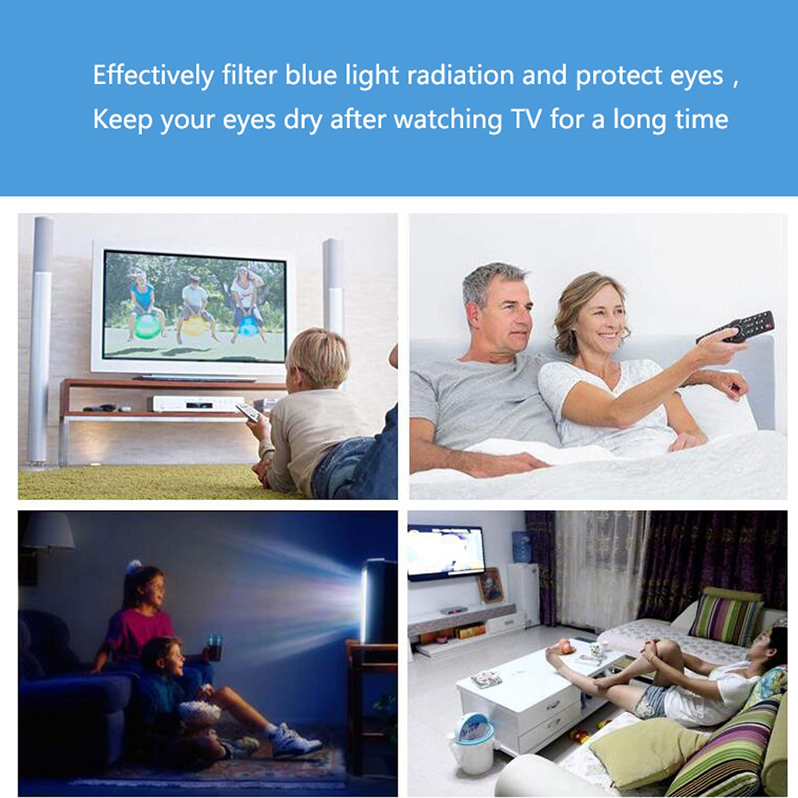 HAMIMI Película Filtro Bloqueo Luz Azul 18,5 Pulgadas Protector Pantalla, Película Antideslumbrante Mate Lesión Antiarañazos Película Suave, para Monitores LCD, Televisores, Pc,HD-18.5inch(410x230mm)