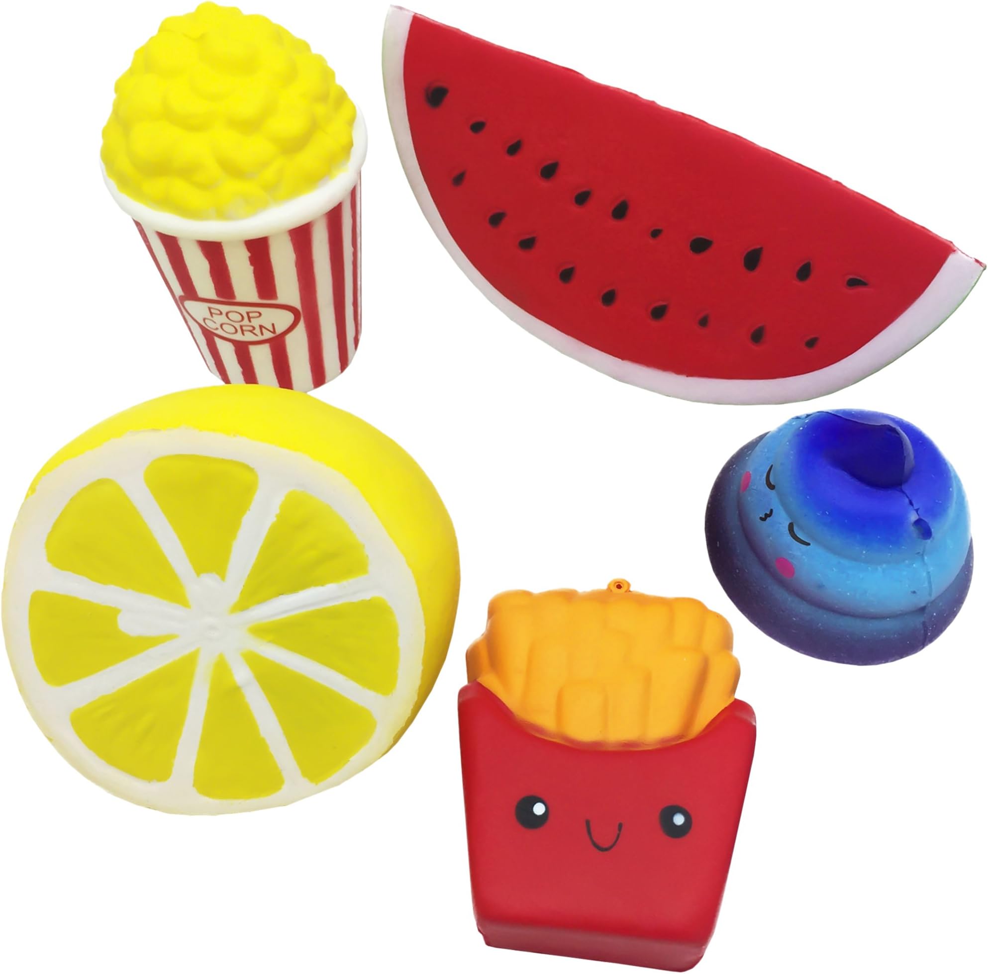 5 piece Jumbo Squishy Set
