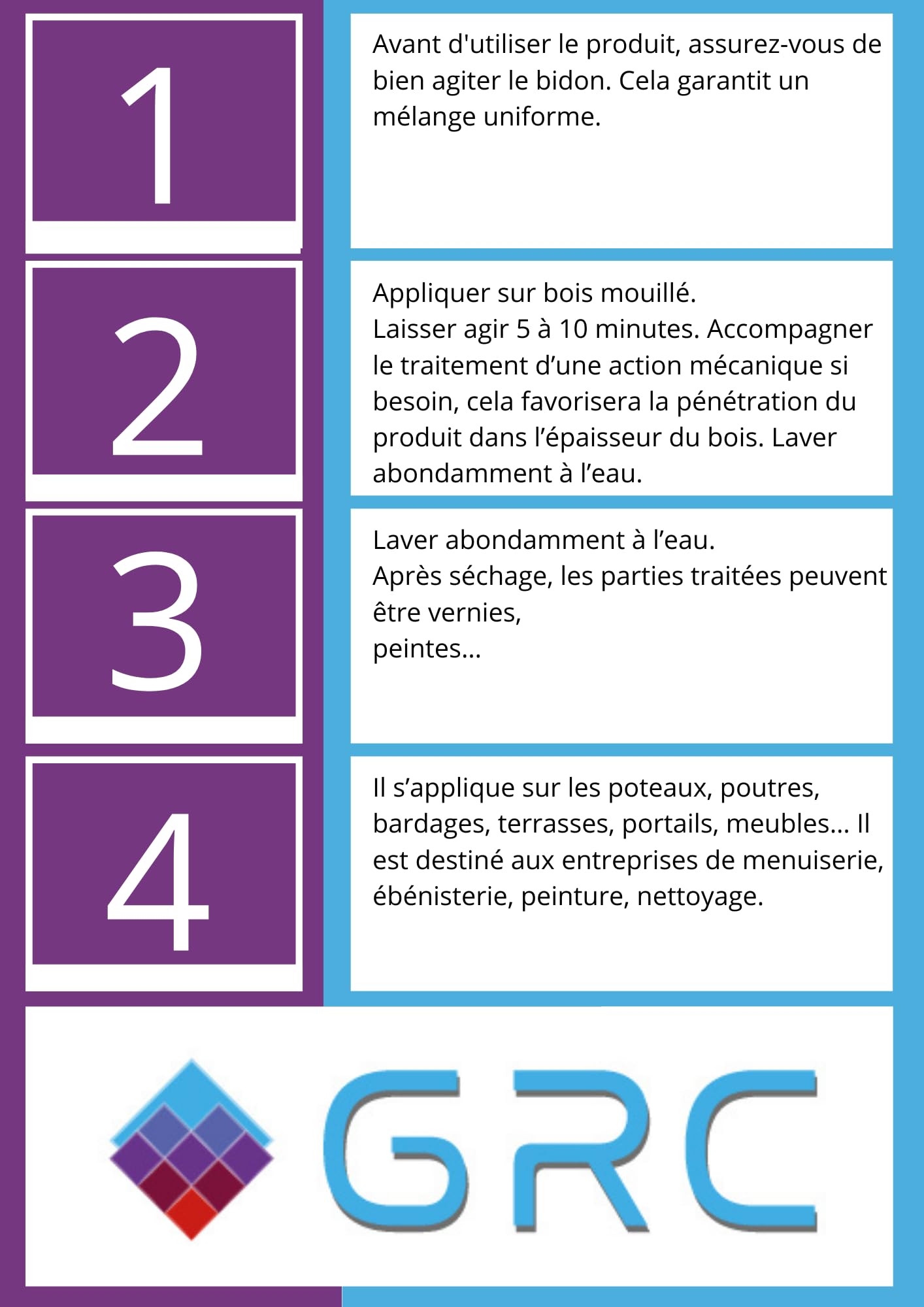 GRC – dégrisant Rinnovatore legno – 5L