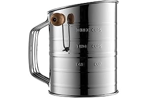 Bellemain Stainless Steel 3-Cup Flour Sifter: Perfect for All Your Baking Needs