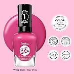 Miracle Gel Supercharged Pinks Nail Polish, Color Grip Complex, Long-Lasting Wear
