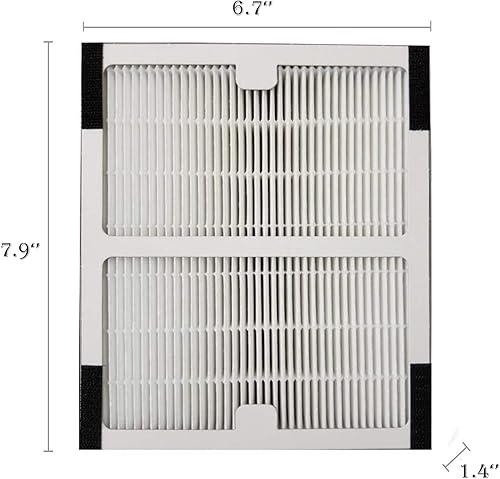Miniatura 6 de Filtro de purificador de aire Idylis de repuesto B, paquete de 2 filtros Hepa y carbón para purificadores de aire Idylis Idylis IAP-10-125,
